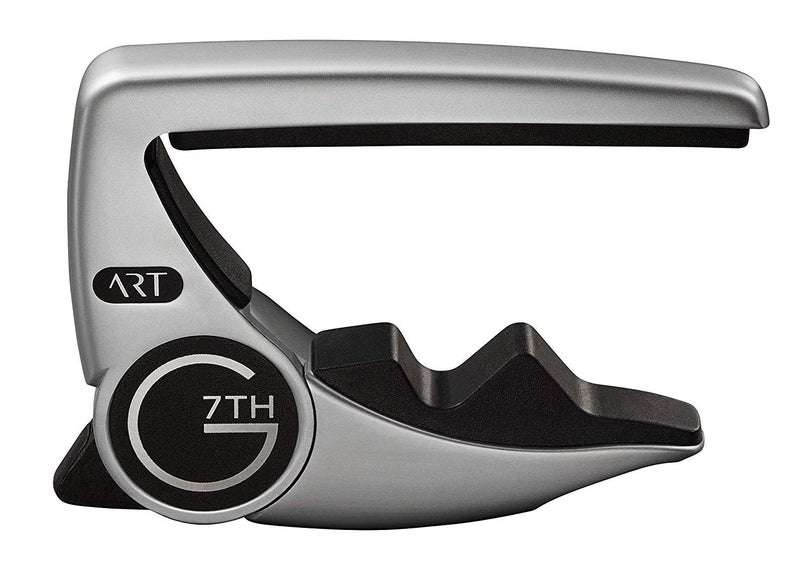 G7th Performance 3 ART Capo - 6 String, Silver - Bundled with Dunlop Pick Pack - Image 2